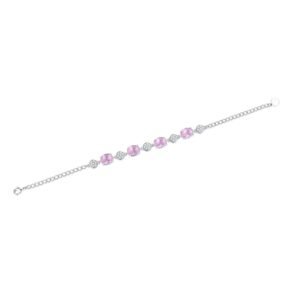 Gem Stone King Pink Bracelet